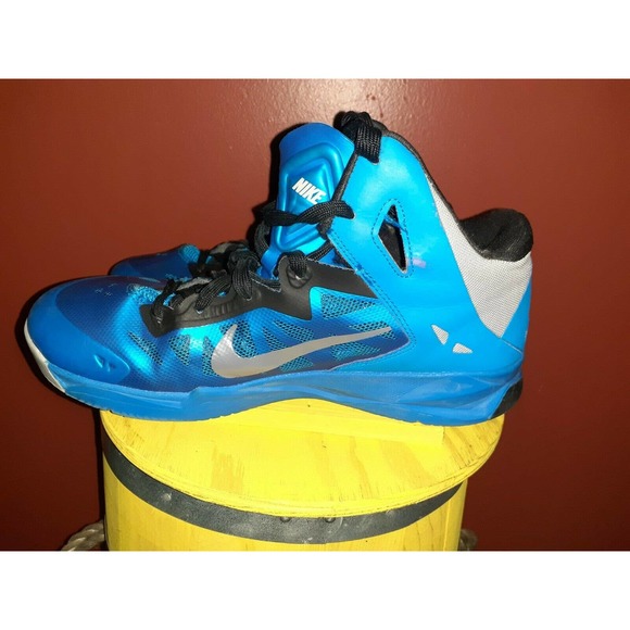 Nike Hyperchaos Blue Basketball Sneakers Men's 536841-400 Shoes Size 9 - Picture 4 of 10